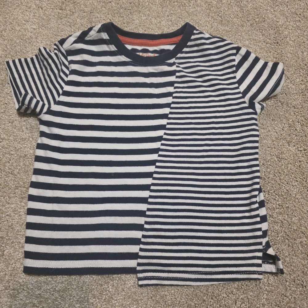 Cat & Jack Blue and White Short Sleeve Tees